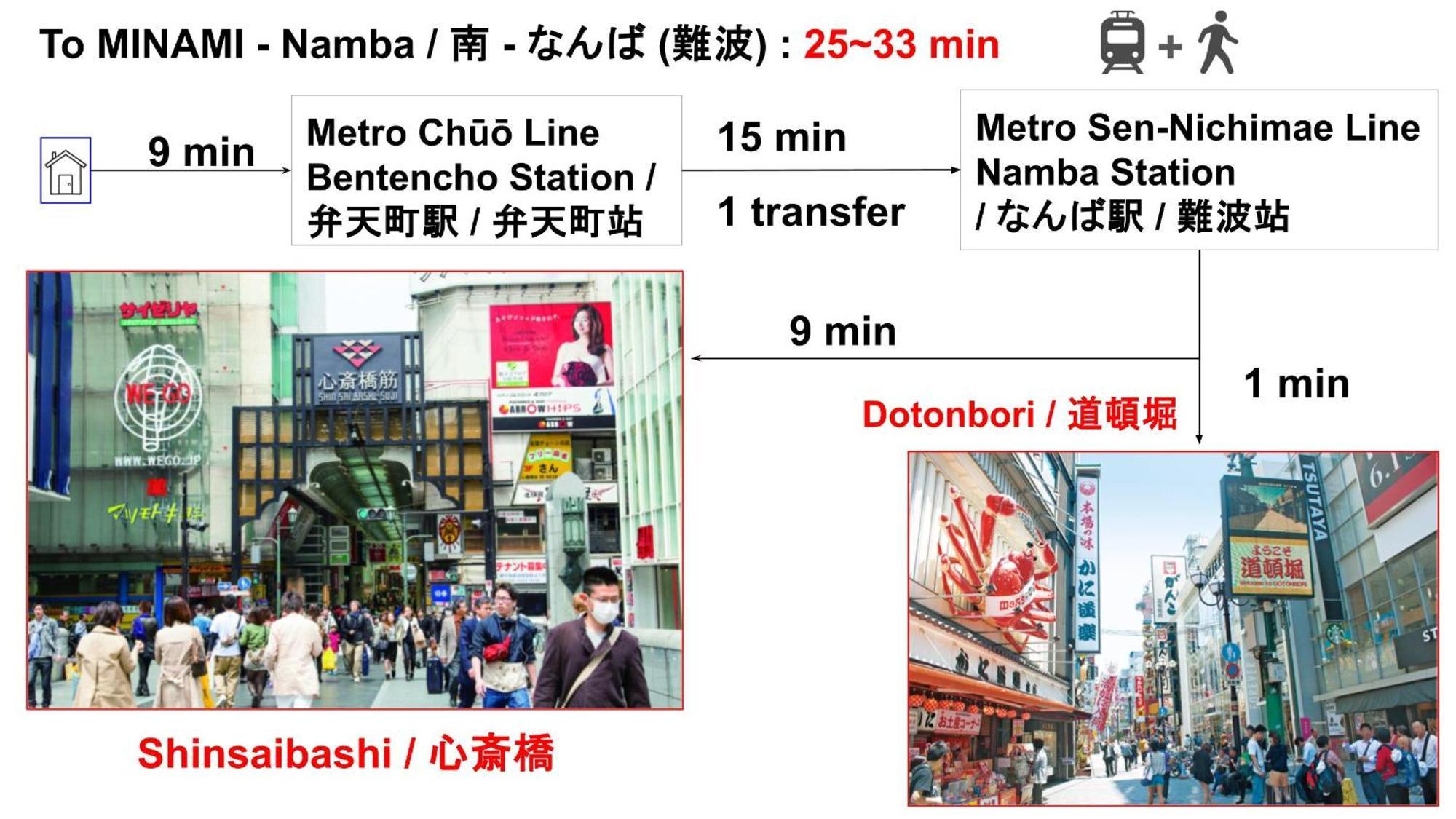 Umeda Central: Quick Access To Kita & Minami Districts